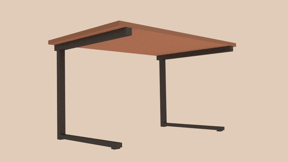 Low poly table preview image 3
